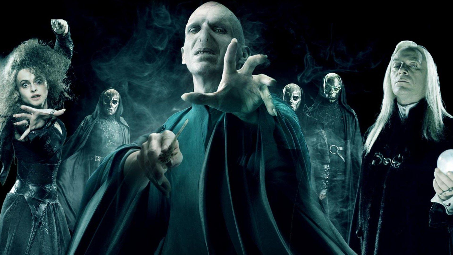 1920x1080 Harry Potter, Lord Voldemort, Bellatrix Lestrange, Death Eater