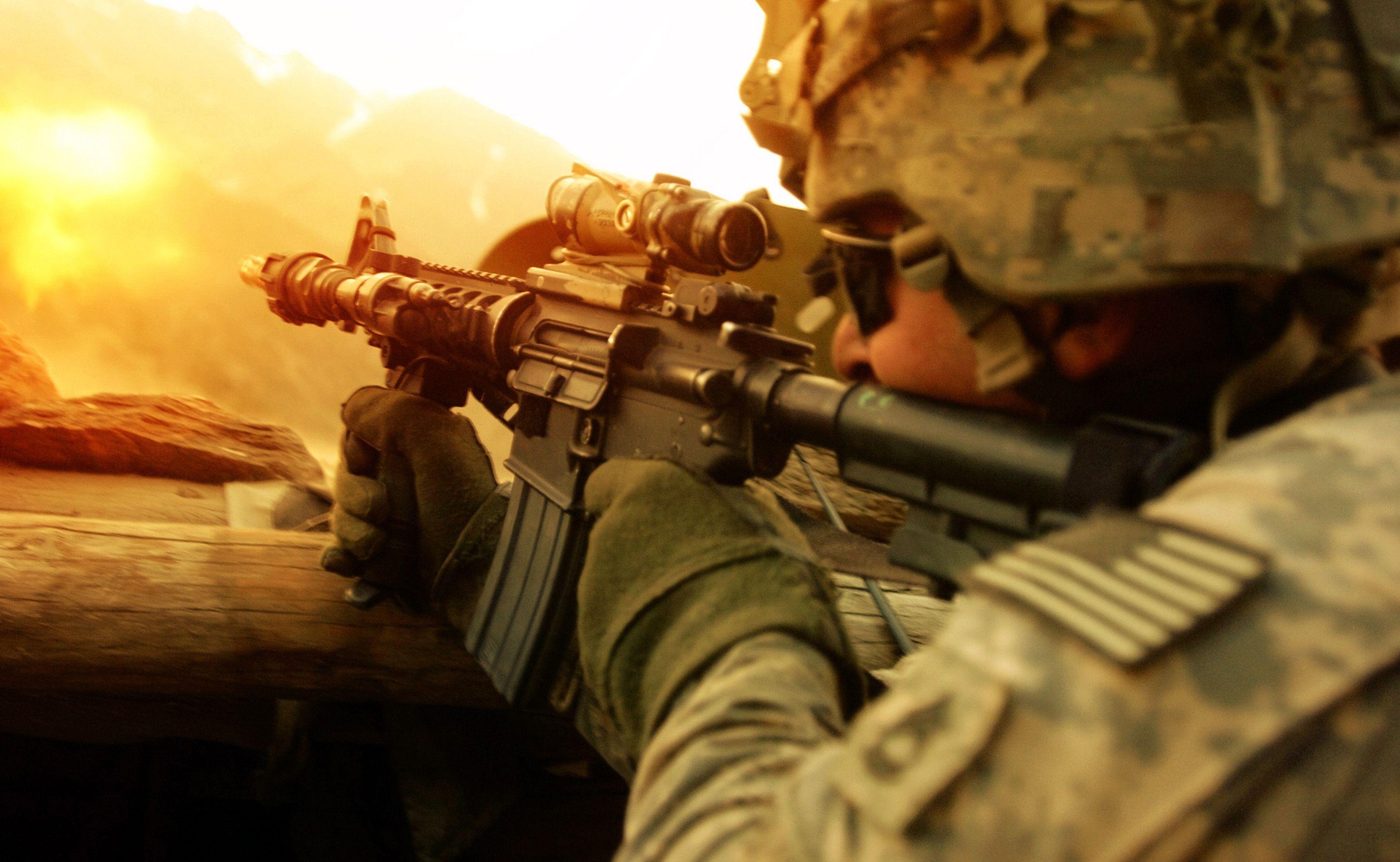 3150x1940 American Soldier Wallpaper