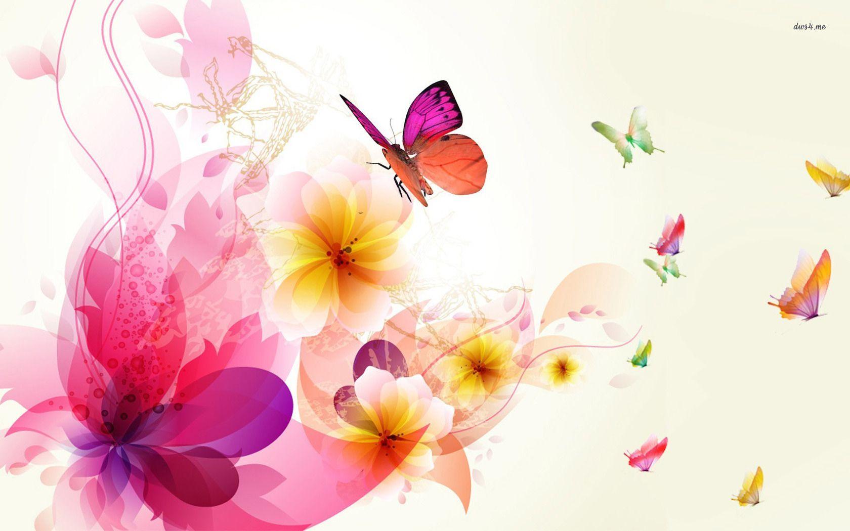 1680x1050 Desktop Butterflies Wallpaper Collection Abstract Wallpaper