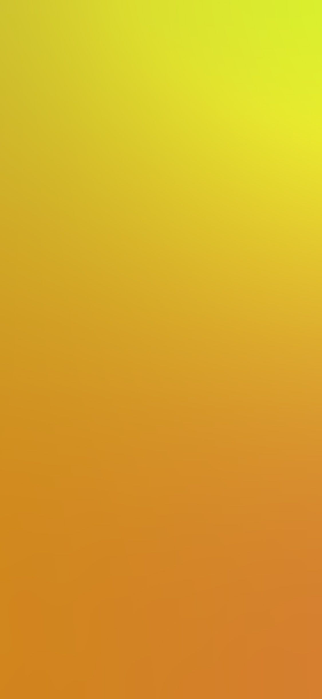 1125x2436 Yellow Orange Blur Gradation Wallpaper