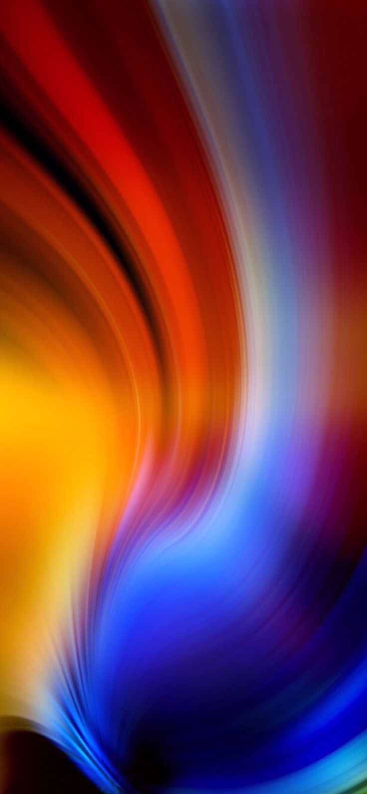 736x1593 The orange to blue blur. iPhone wallpaper blur, Abstract wallpaper background, iPhone wallpaper