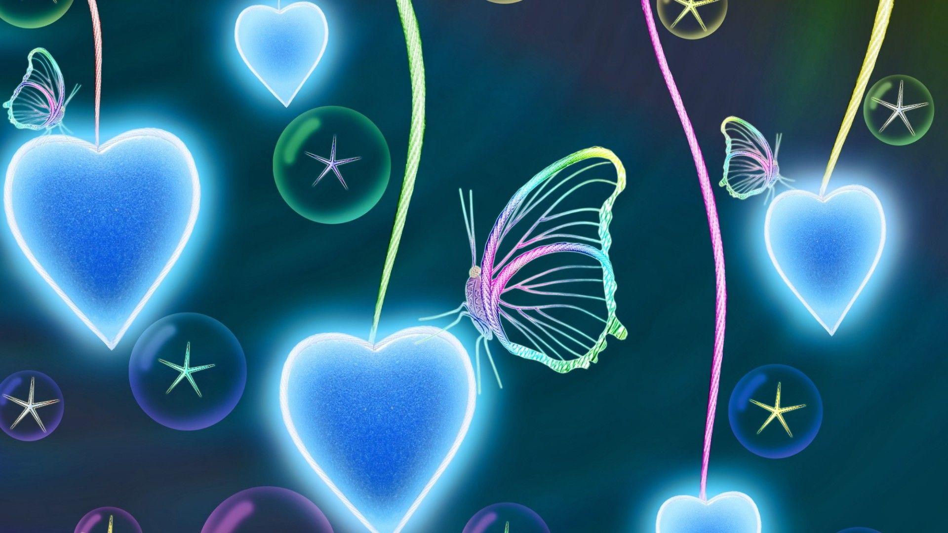 1920x1080 Abstract Butterfly Art