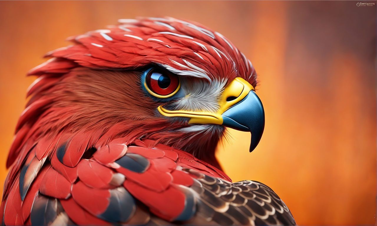 1280x768 red eagle