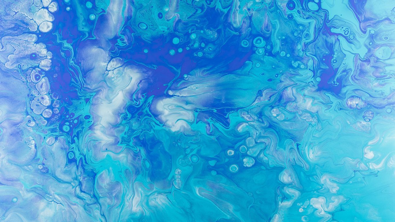1366x768 Blue color texture art wallpaper background