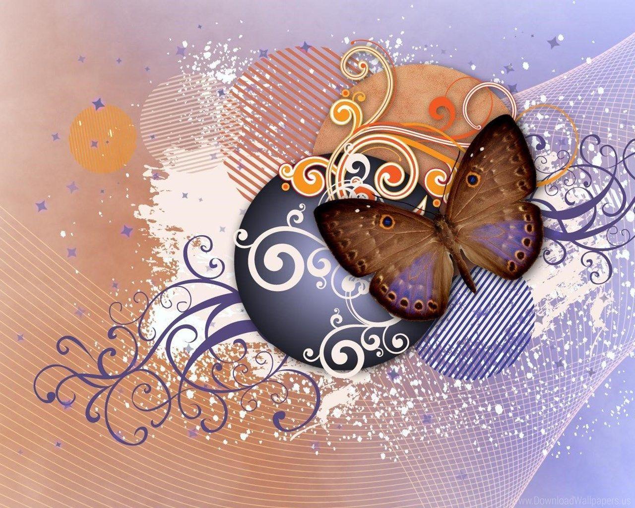 Abstract Butterfly Wallpapers - Top Free Abstract Butterfly Backgrounds ...