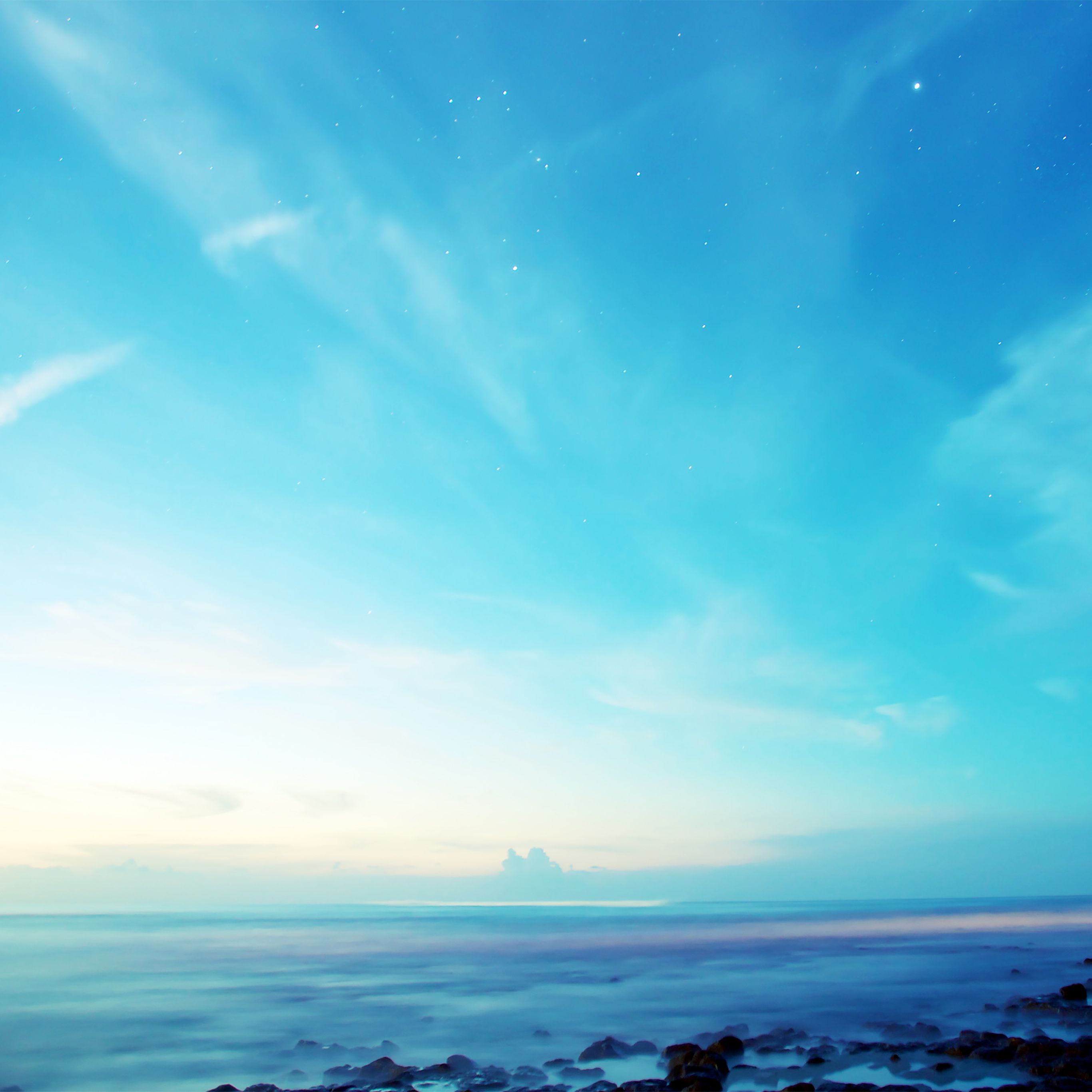 2732x2732 Android wallpaper. sky bright shiny morning nature