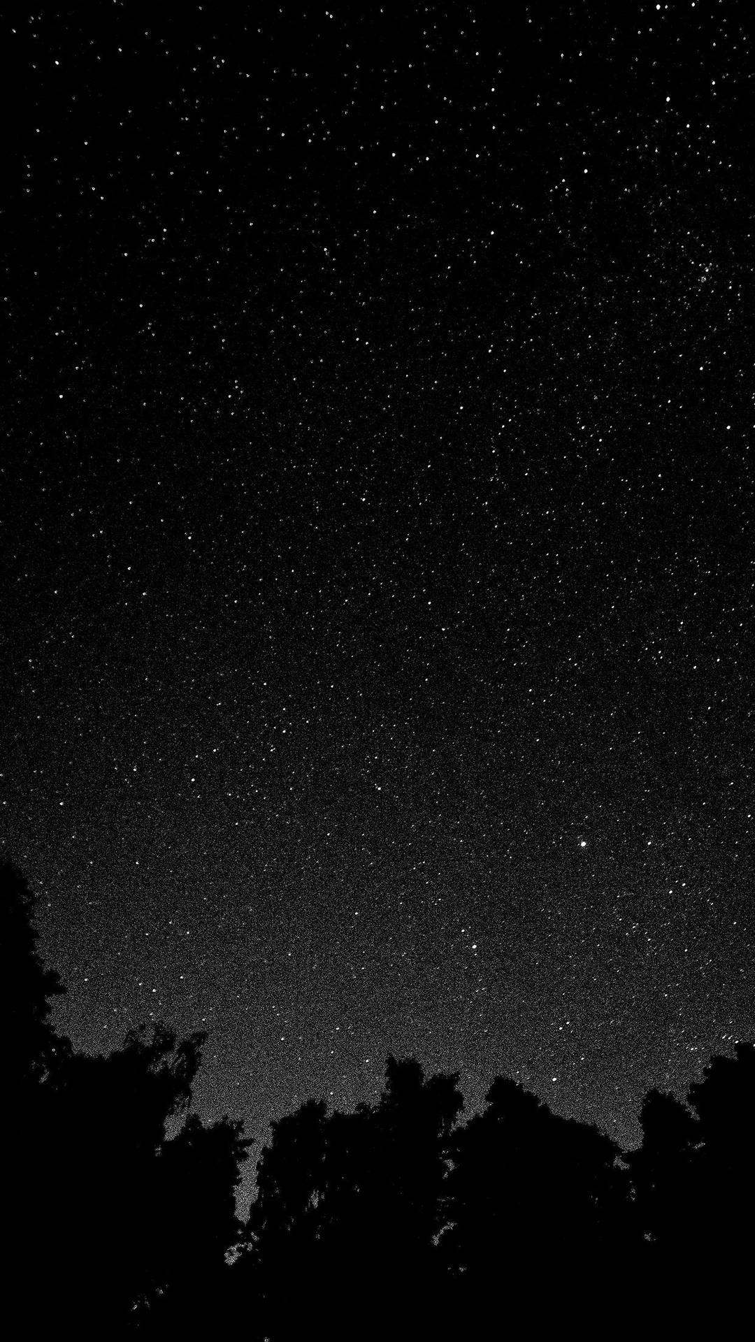 1080x1920 Download Black Android Night Sky Wallpaper