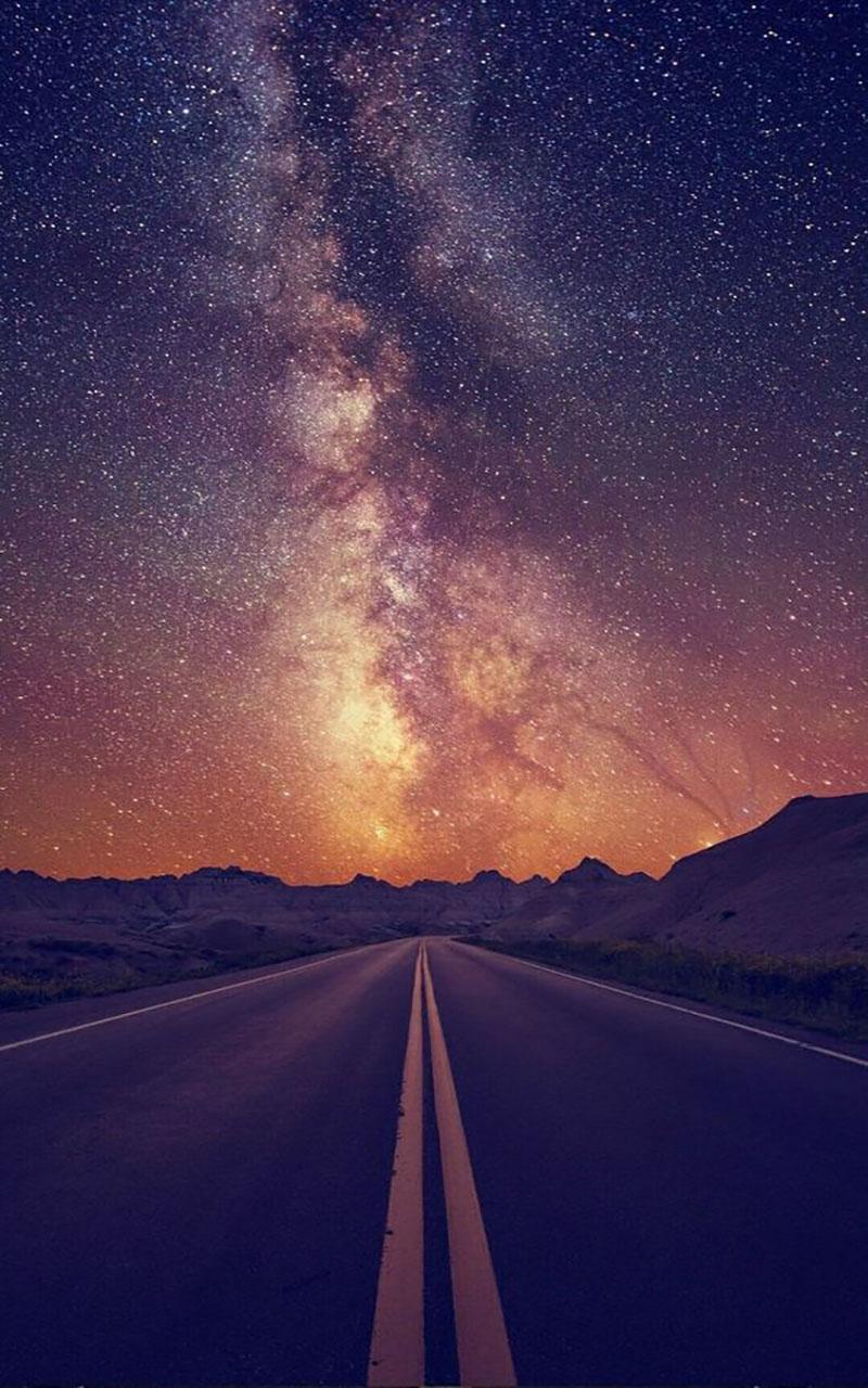 800x1280 Starry Night Android Wallpaper