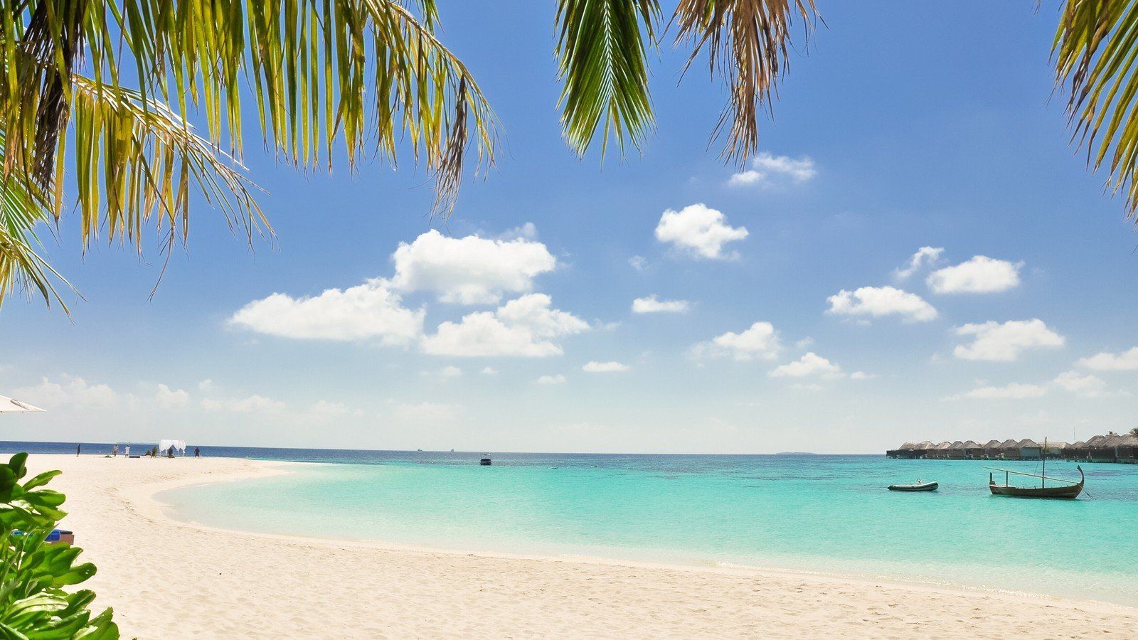 1600x900 Free and customizable beach background templates