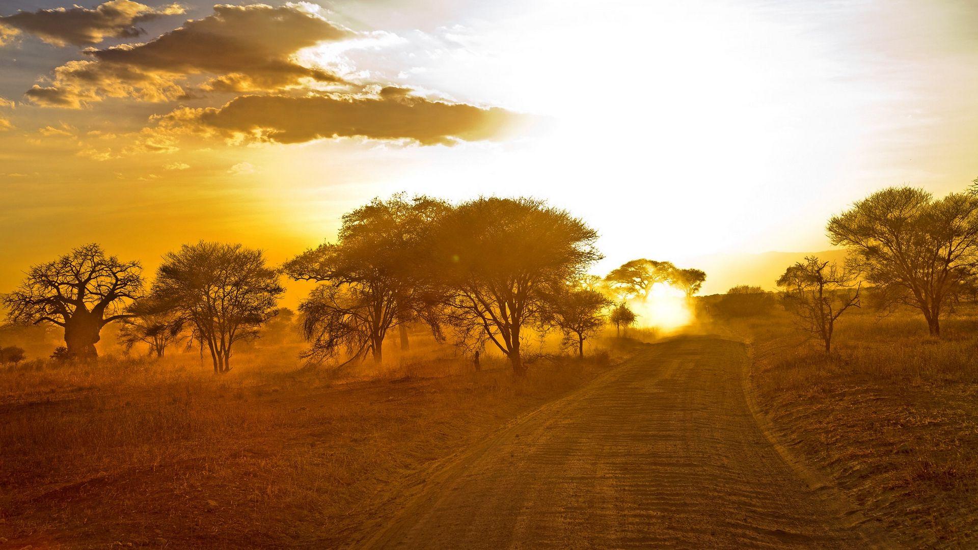 African Sunrise Wallpapers - Top Free African Sunrise Backgrounds ...