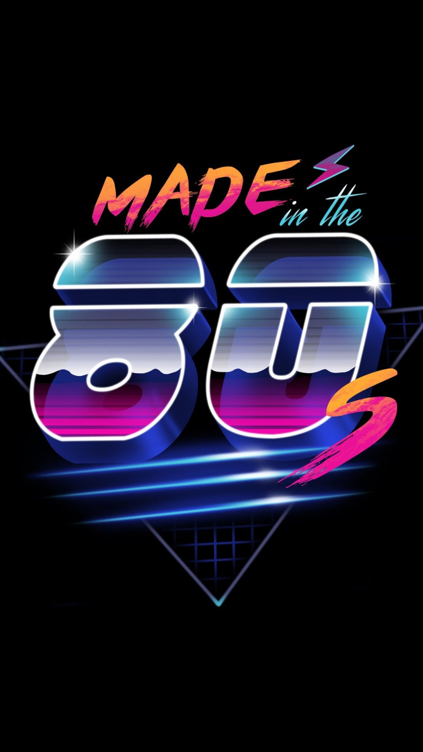 1440x2560 Phone 80s Wallpaper