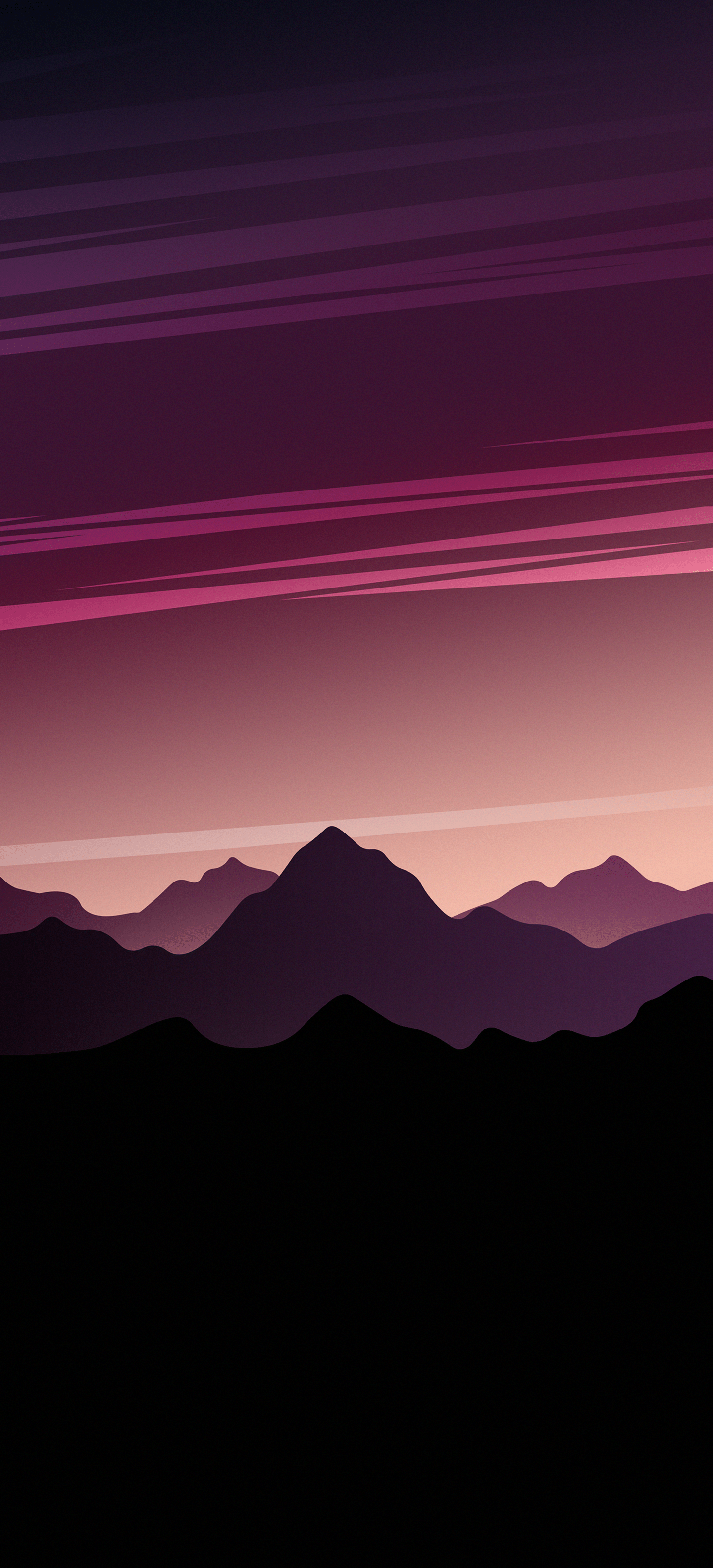 1440x3168 Sci Fi Mountain Scenes IPhone Wallpaper From The 80's