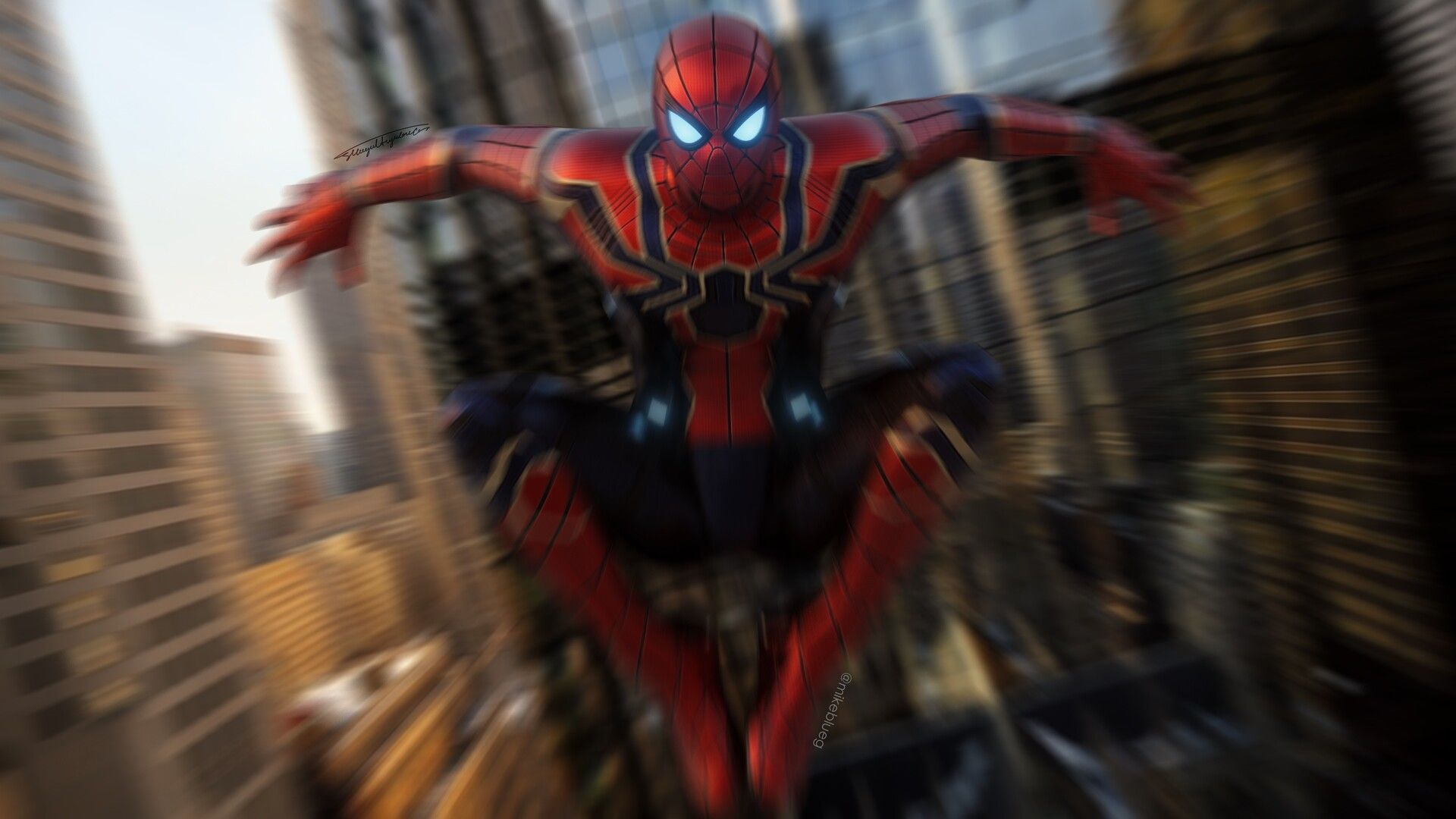 1920x1080 Iron Spider Wallpaper