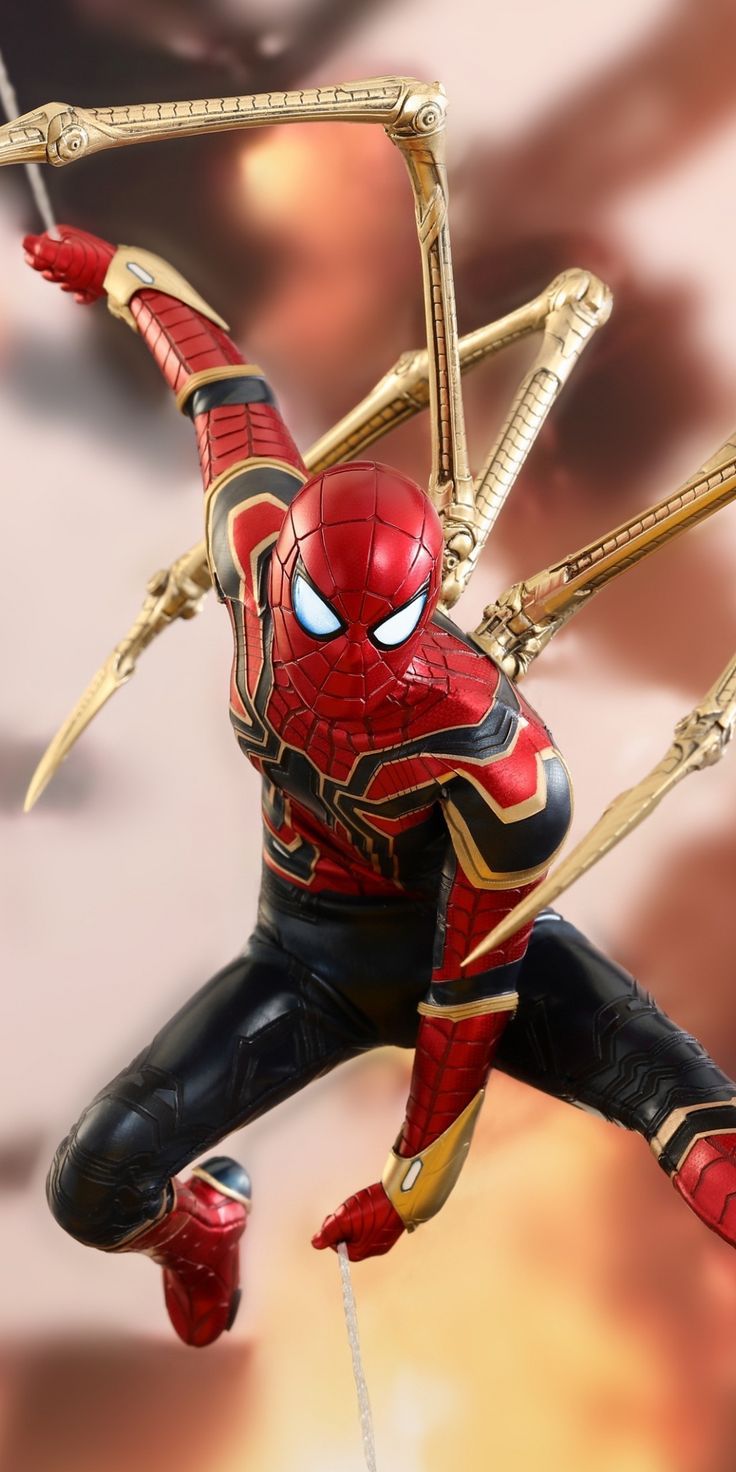 736x1472 Fearsome Wallpaper Iron Suit Spider Man Iron Spider Toy Art 10802160 Wallpaper. Iron Spider, Spider Toy, Marvel Spiderman Art