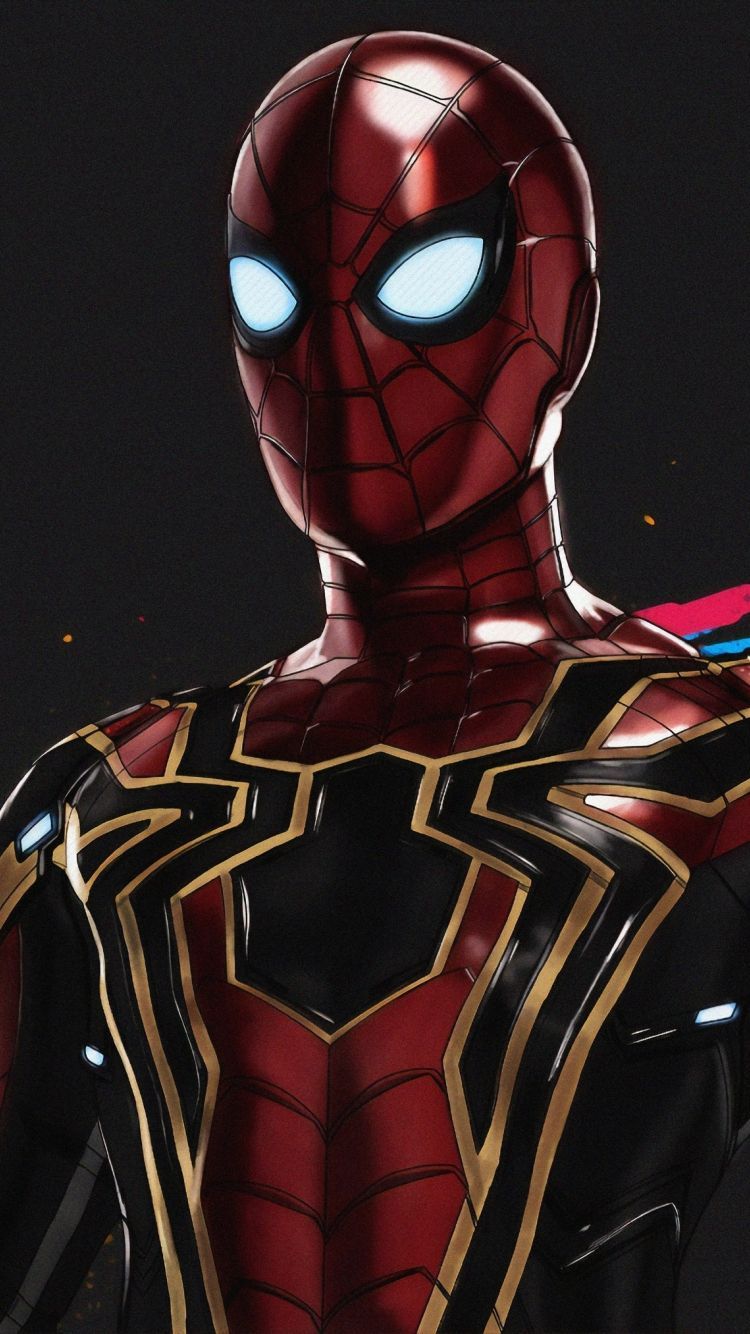 750x1334 Download Wallpaper 750x1334 Spider Man, Iron Suit, Art, Iphone Iphone 750x1334 HD Background, 21903