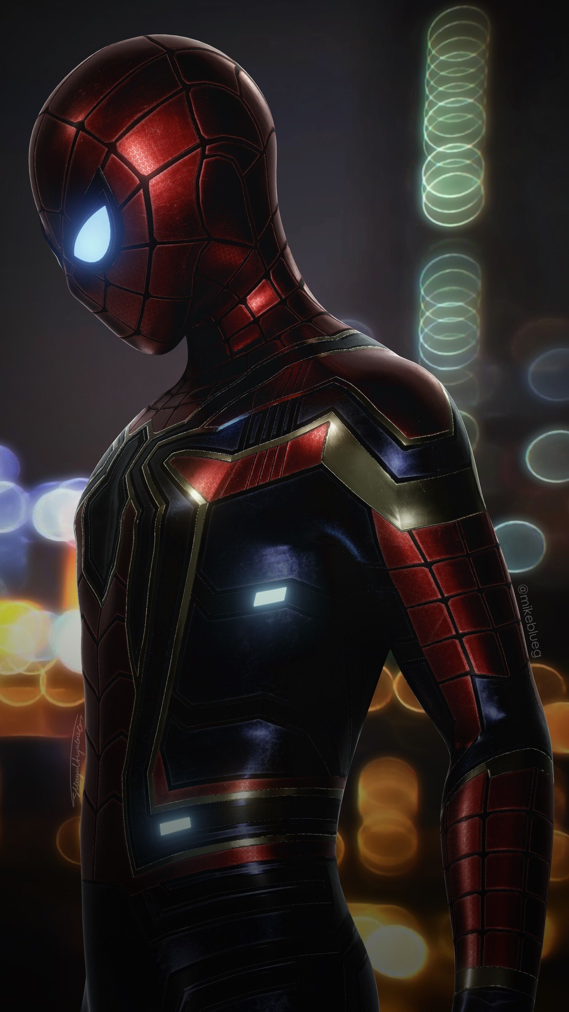 1920x3413 Iron Spider Wallpaper
