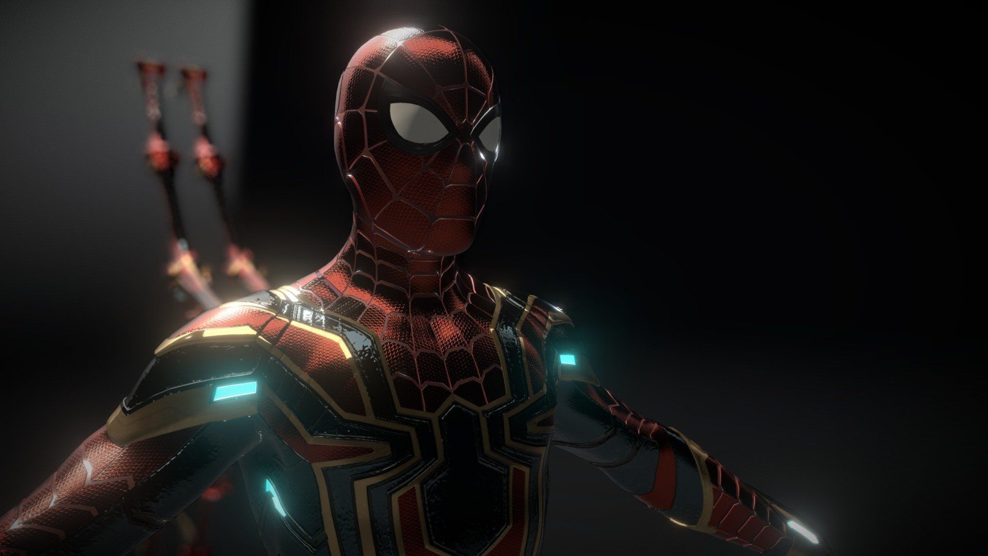 1920x1080 iron spider suit mcu model by Itx prince [a9fcb93]