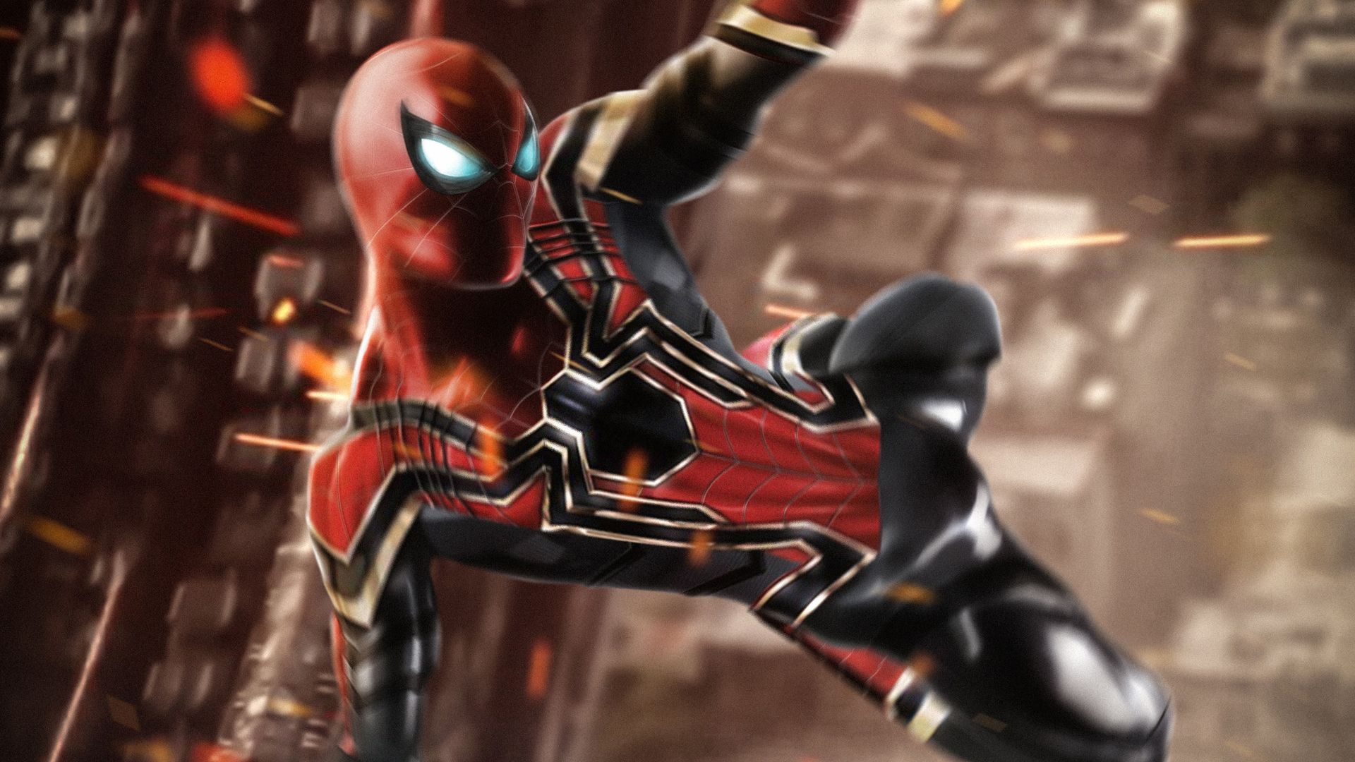 1920x1080 Iron Spider Wallpaper