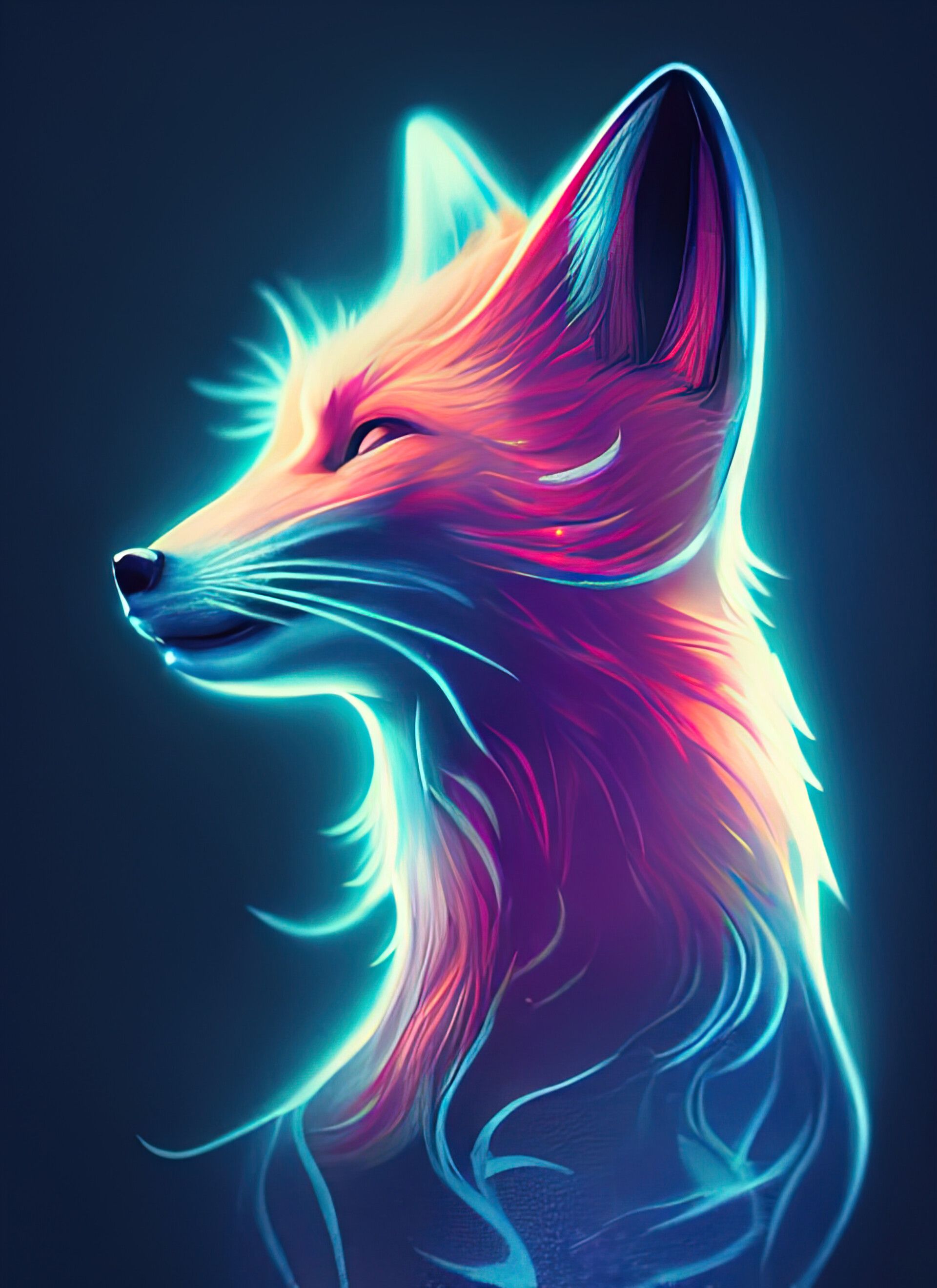 1920x2640 Spectral Spirit Fox
