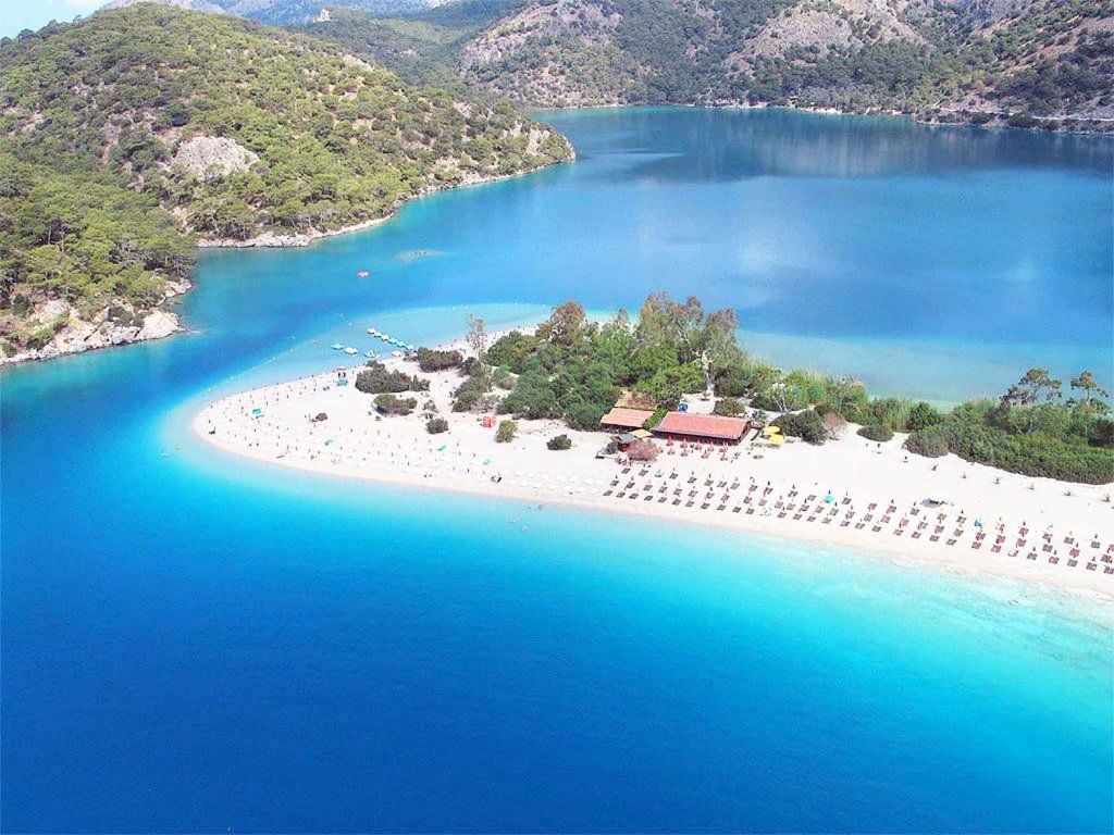 1024x768 Oludeniz Boat Trip, Fethiye. Kaya Yachting. The most beautiful bay in the world, & Butterflies