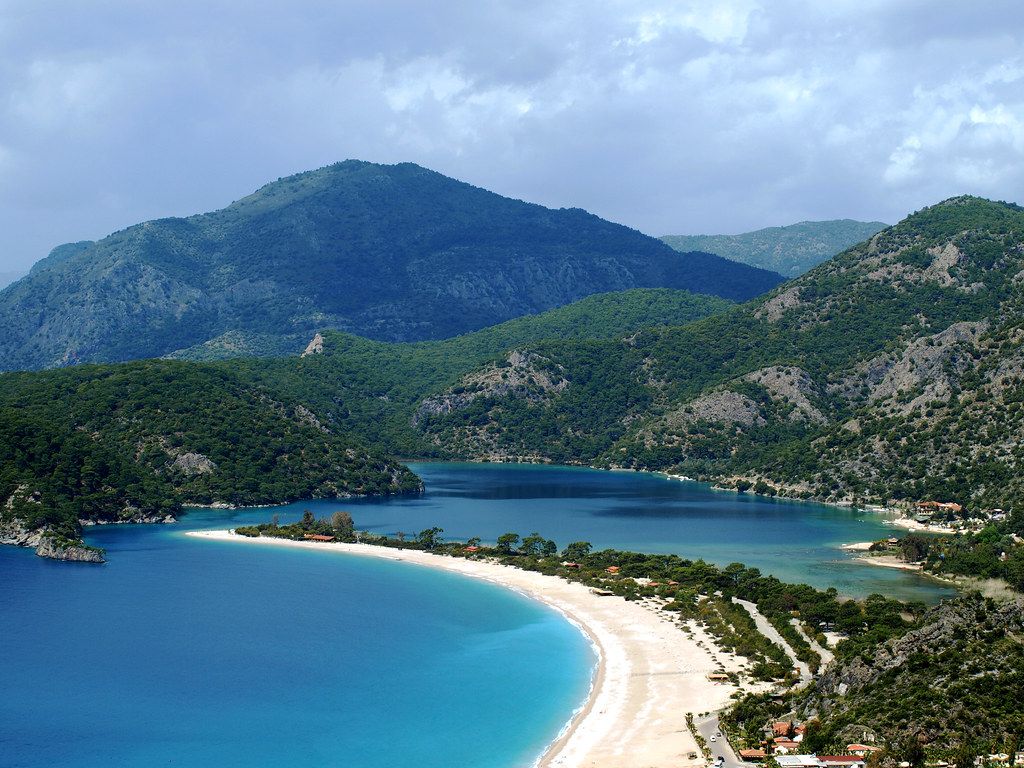 1024x768 Blue Lagoon - Ölüdeniz, Turkey. Olu Deniz 'Sea of the Dead