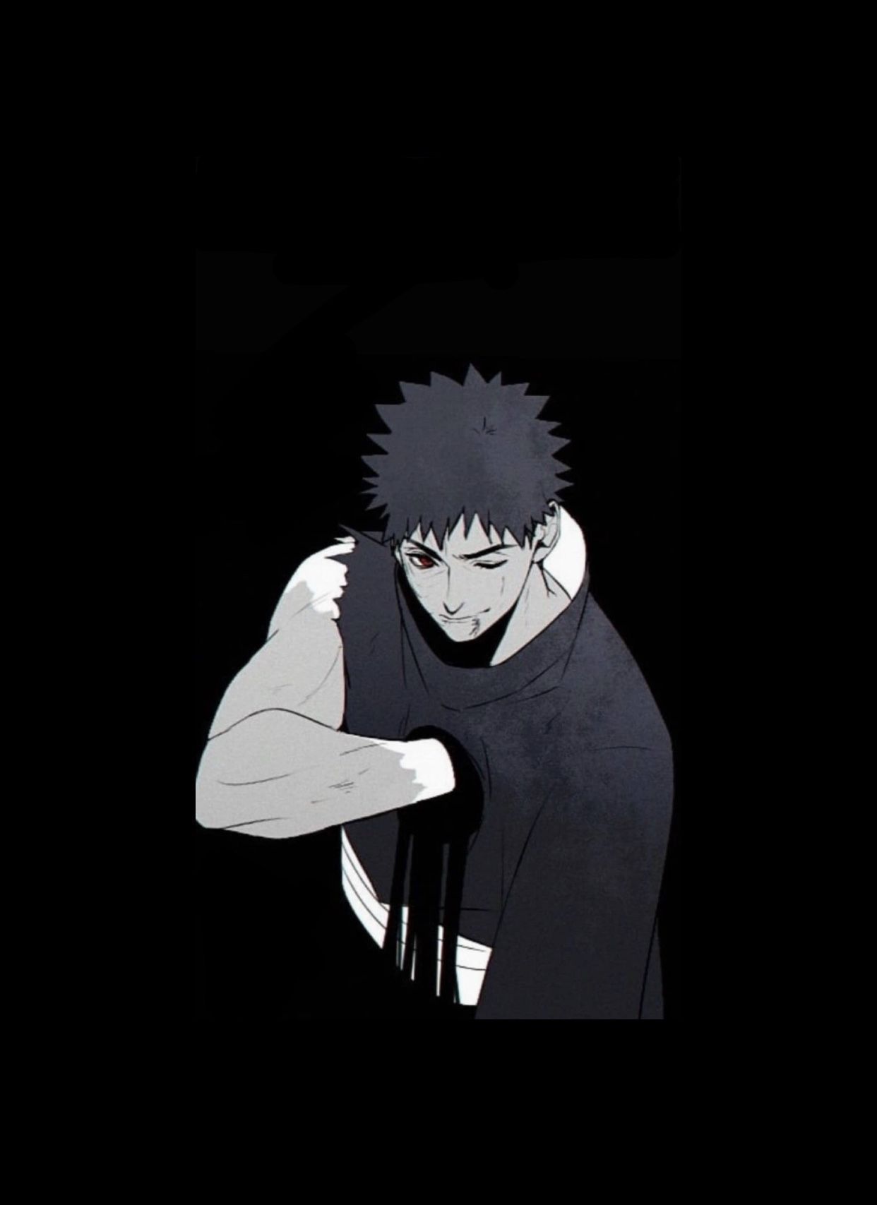 1242x1707 darkwallpaper #art #aesthetic #artistic #aestheticdark #drawing #obito #naruto #narutodark. Anime naruto, Anime scenery wallpaper, Tobi obito