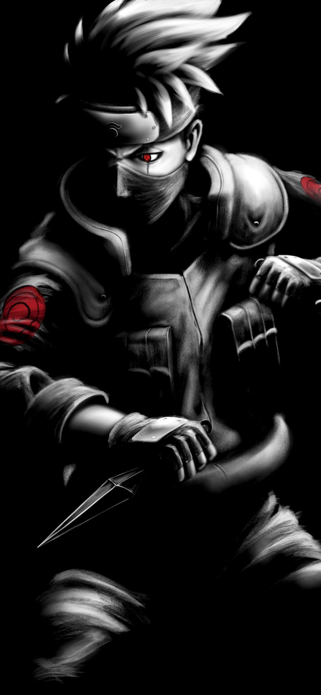 1125x2436 Obito black Wallpaper Download