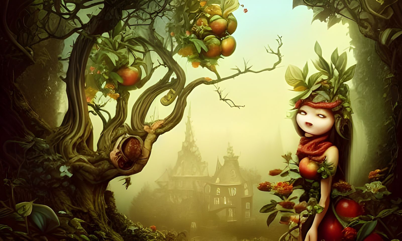 1600x960 Garden of Eden Generated Artwork
