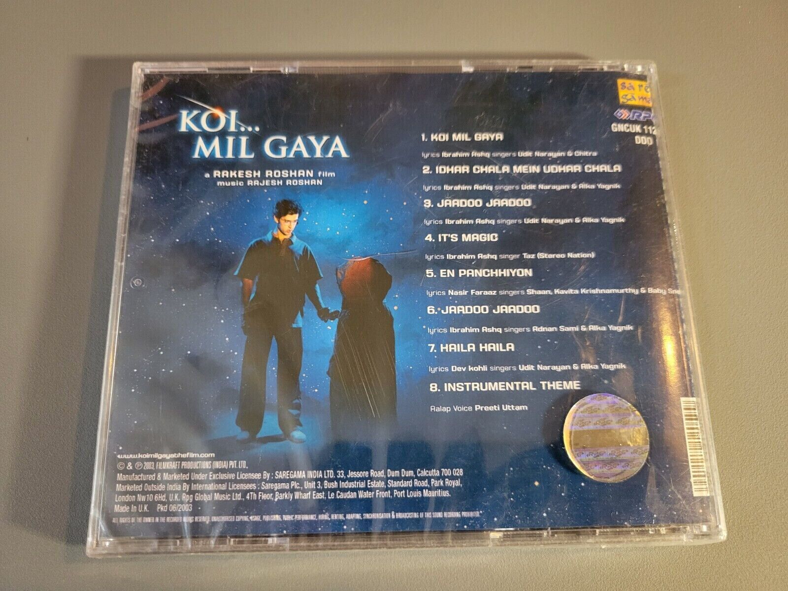 1600x1200 Koi Mil Gaya Hindi, Bollywood Movie Audio Cd Hrithik Roshan, Preity Zinta