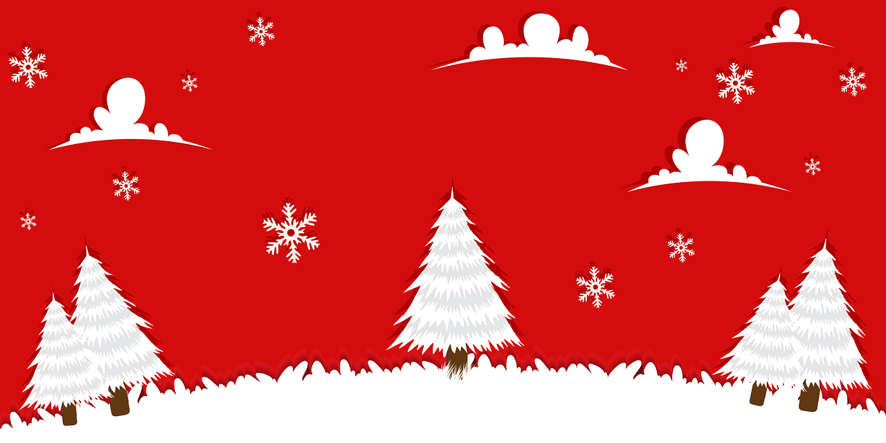 1280x640 Download Christmas Winter Snow. Royalty Free Vector Graphic