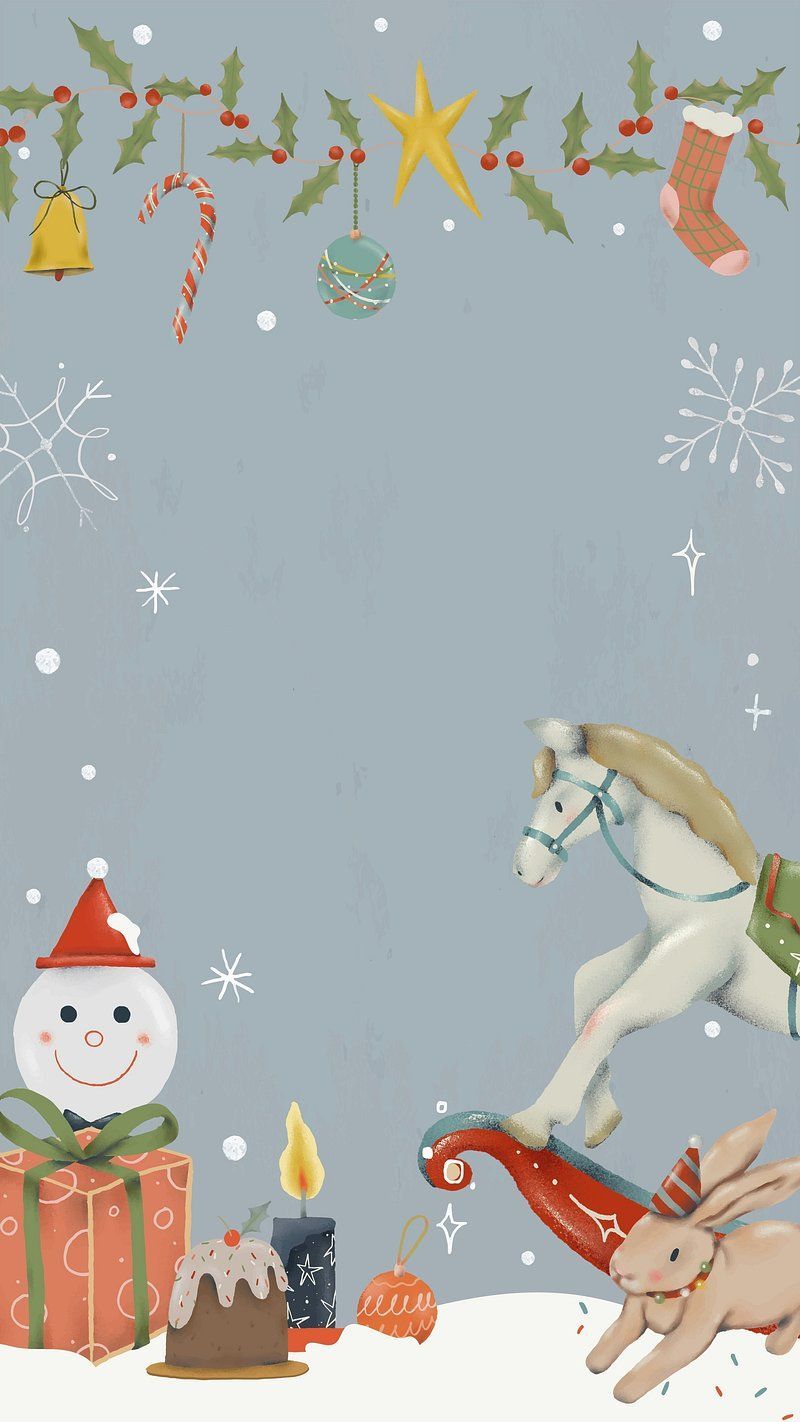 800x1422 Christmas Background Wallpaper