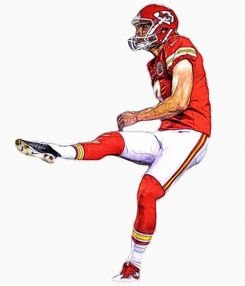 858x999 Harrison Butker Kicker. Football illustration, Kansas city chiefs, Chief