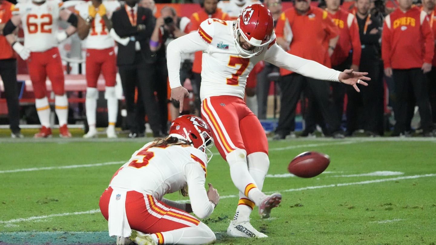 1440x810 KC Chiefs kicker Harrison Butker is under pressure in 2023
