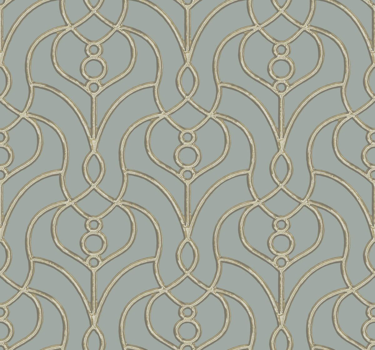 1200x1122 Candice Olson Casual Elegance Divine Trellis Wallpaper Blue