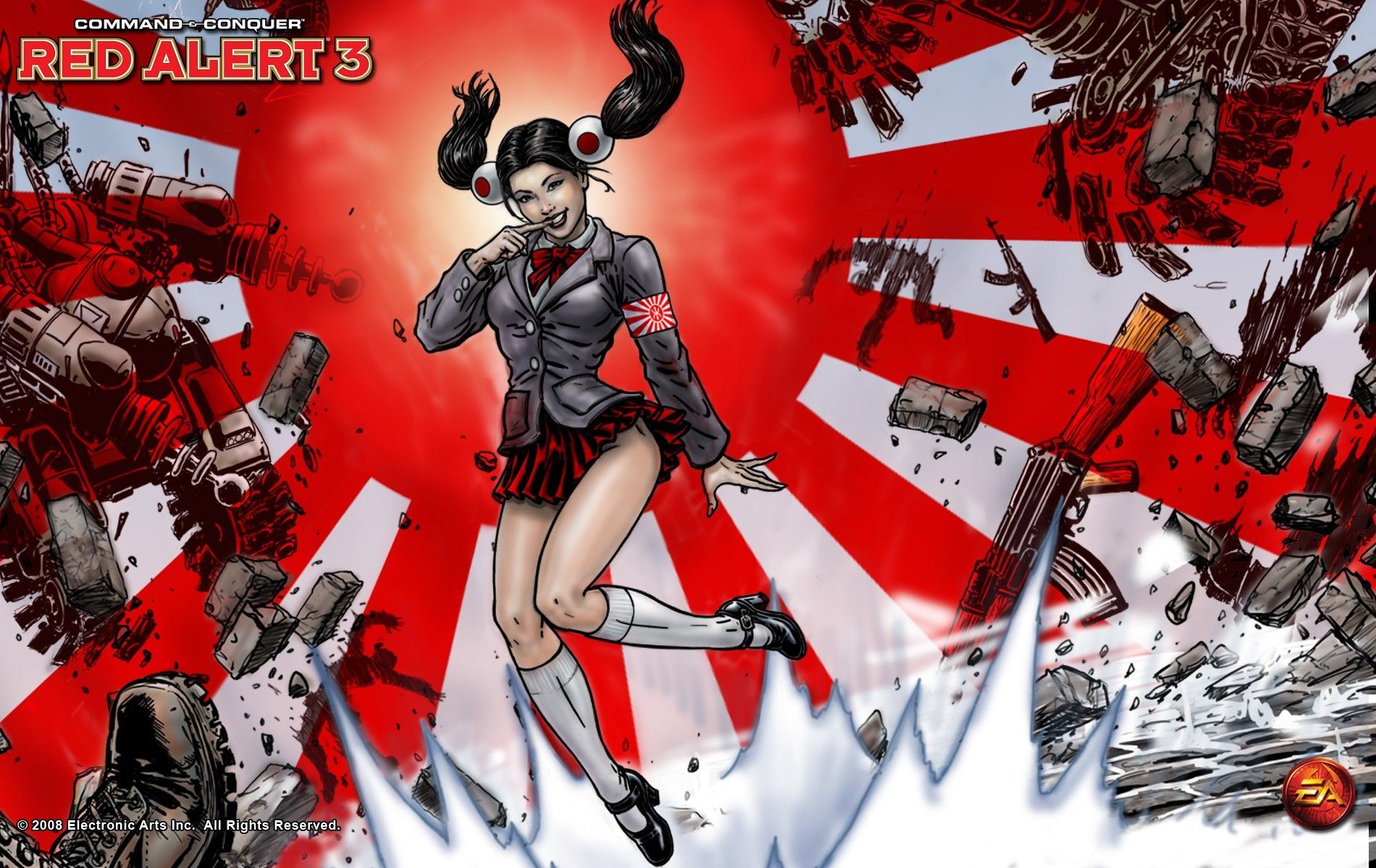 1900x1200 video games, Japan, Command Conquer Red Alert Red Alert 3 (1900x1200px) on