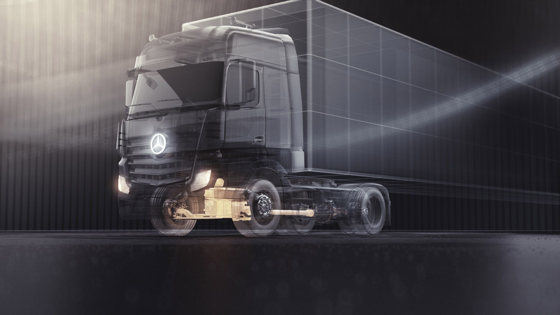 1920x1080 Mercedes Trucks