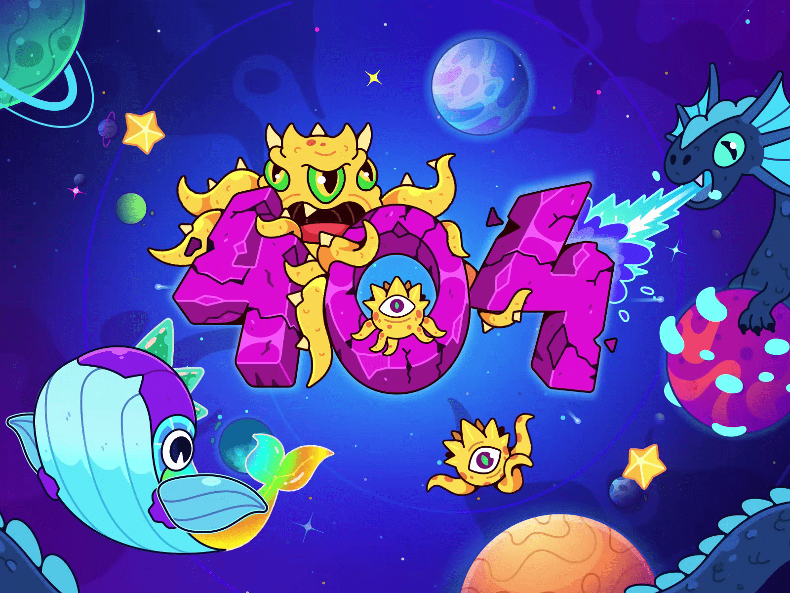 1600x1200 Magic Adventure Crash: Animation Error 404 illustration by Lev Modeon for Neomodeon Studio on Dribbble