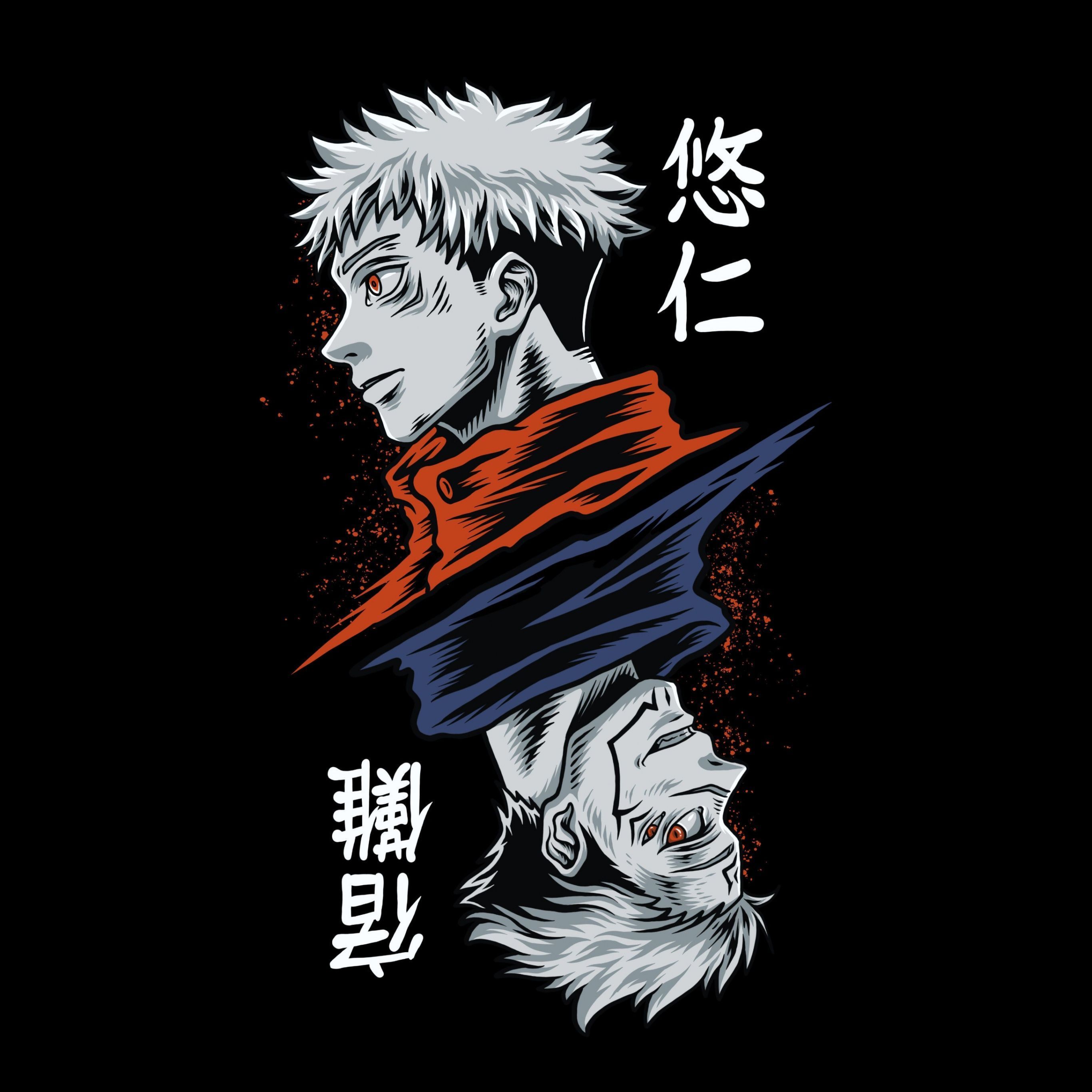 2732x2732 Yuji Itadori Wallpaper 4K, Itadori Yuuji, Sukuna
