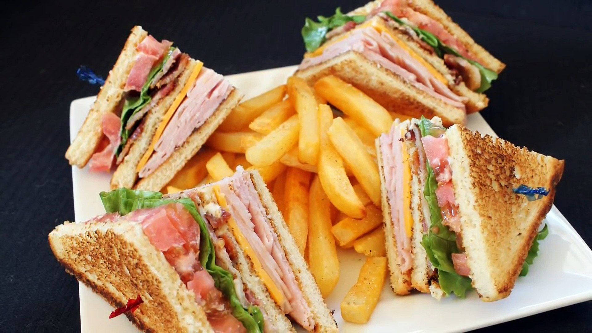 1920x1080 How to Make Club Sandwiches Sandwich Recipe
