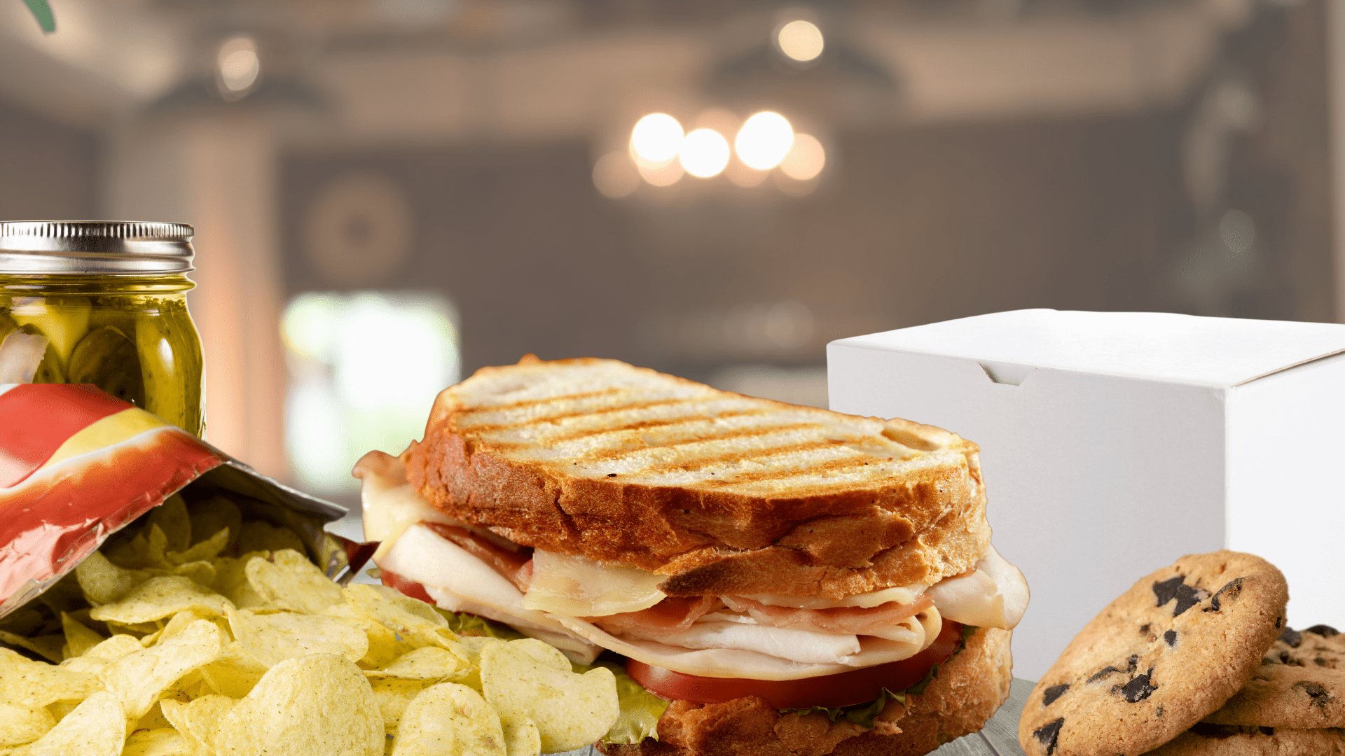 1920x1080 Club Sandwich box. Latté Da Café