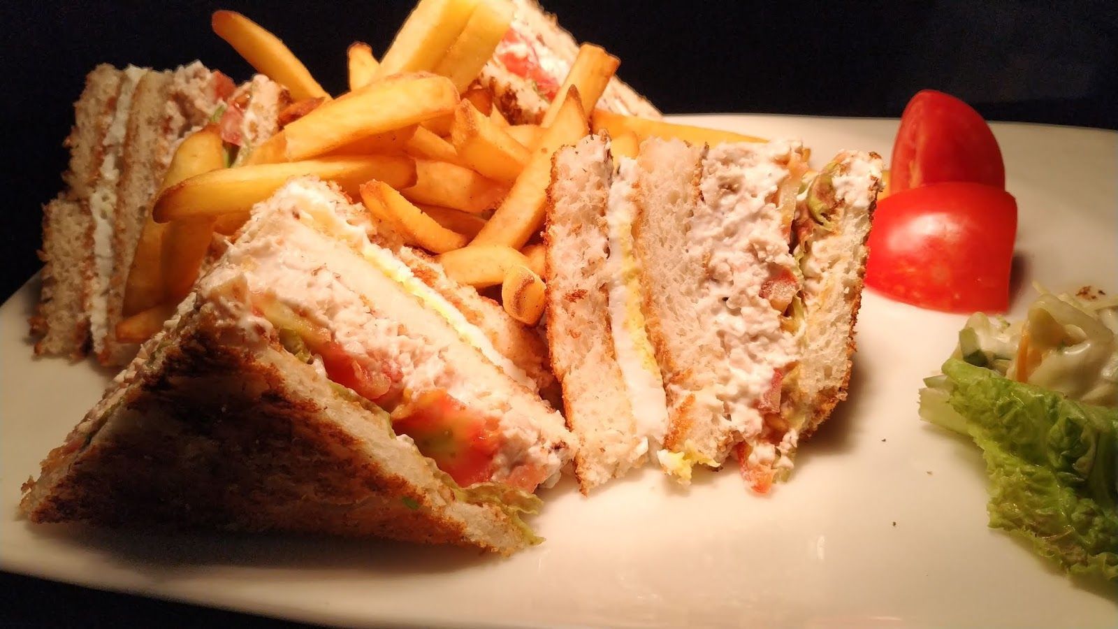 1600x900 Best quick Non Veg club sandwich food recipe restaurant style recipes