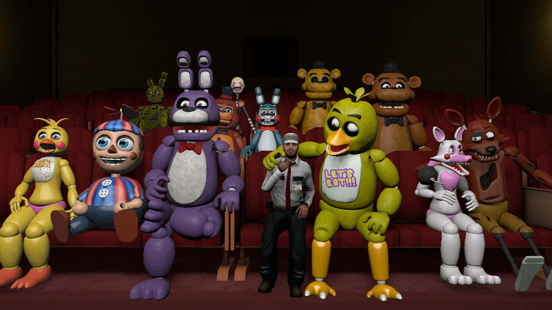 1920x1080 Funny Fnaf Picture