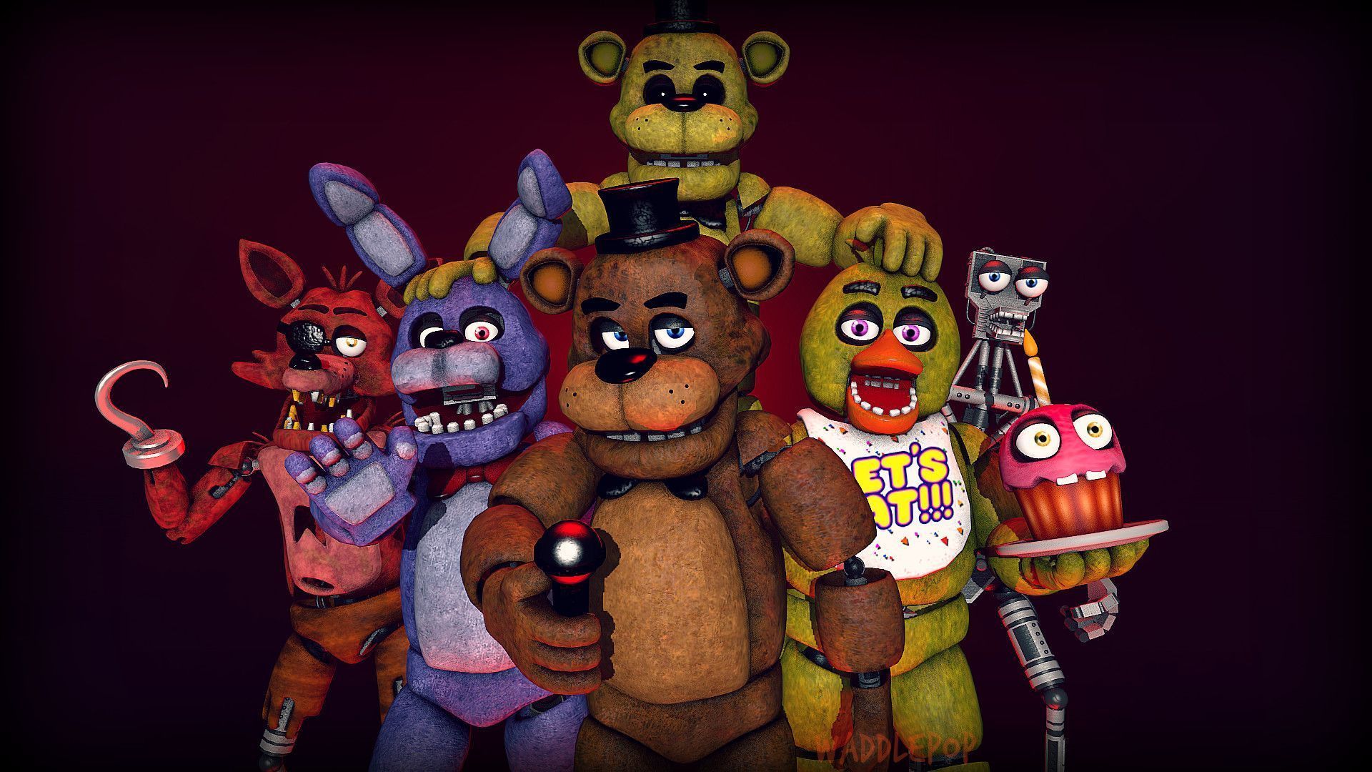 1920x1080 Funny Five Nights at Freddy's Wallpaper