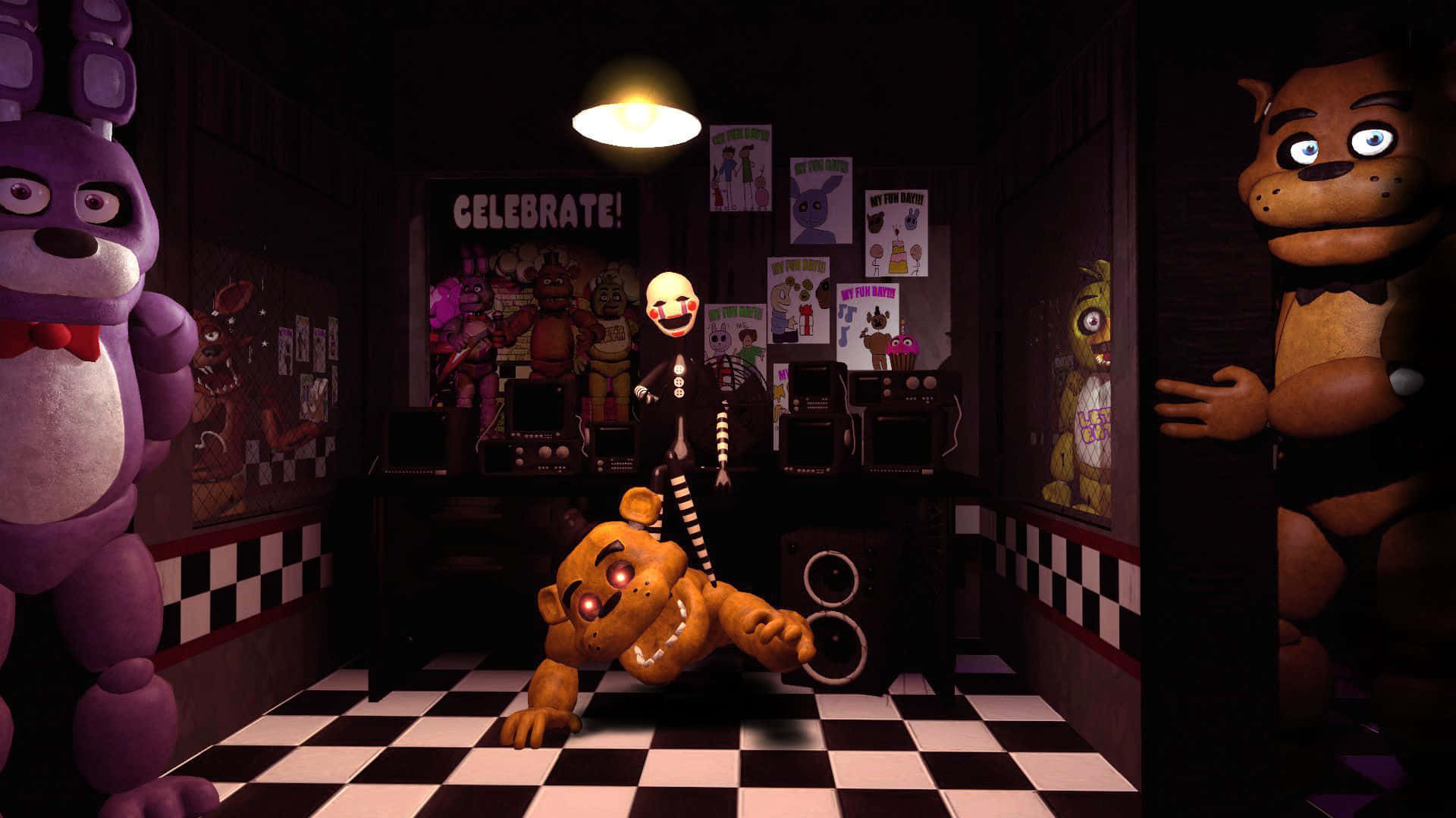 1920x1080 Download Funny Fnaf Bonnie And Freddy Fazbear Picture
