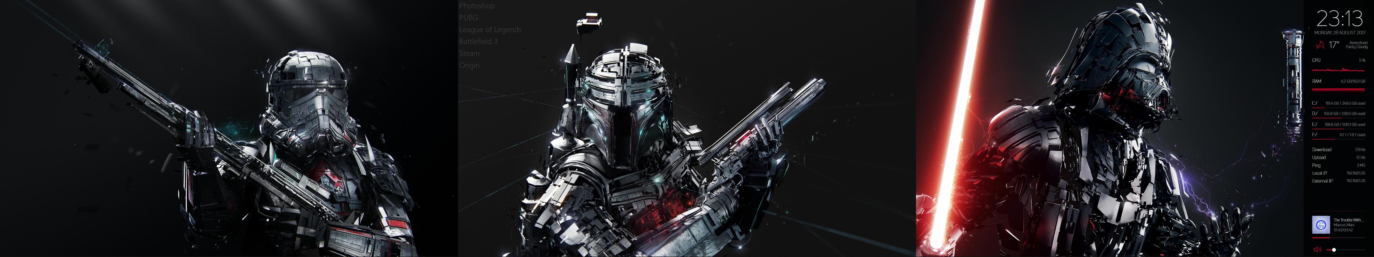 5760x1080 Star Wars Yoda 5760X1080 Wallpaper