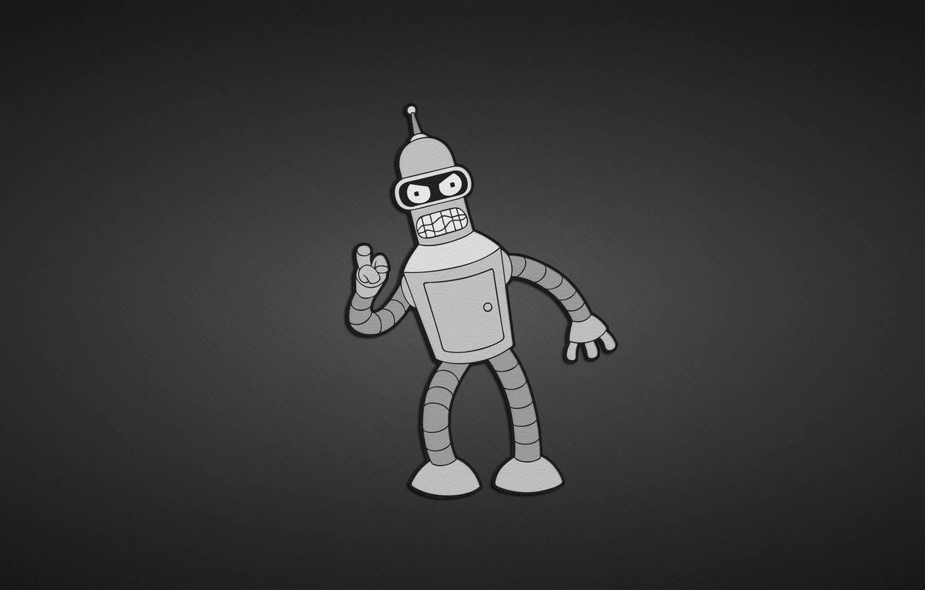 1332x850 Wallpaper robot, Bender, Futurama, series. image for desktop