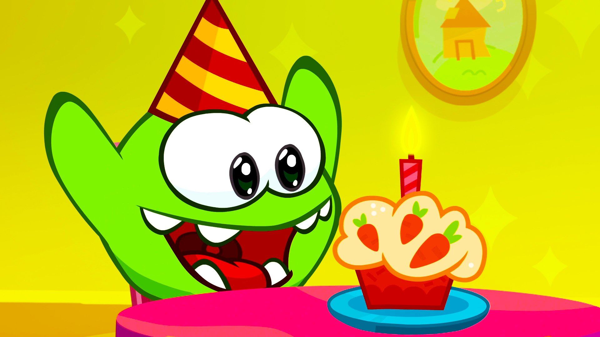 1920x1080 Om Nom Stories: Super Noms Birthday! Cartoons For Kids