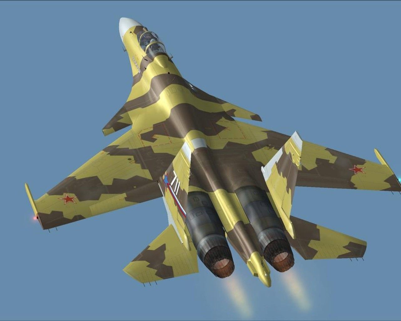 1280x1024 The Sukhoi Su 37 (NATO Reporting Name: Flanker F) Is An Experimental Single Seat, Supermaneuverable Multirole Jet Fighter, Desi. Avcı Jetleri, Hava Taşıtı, Jetler