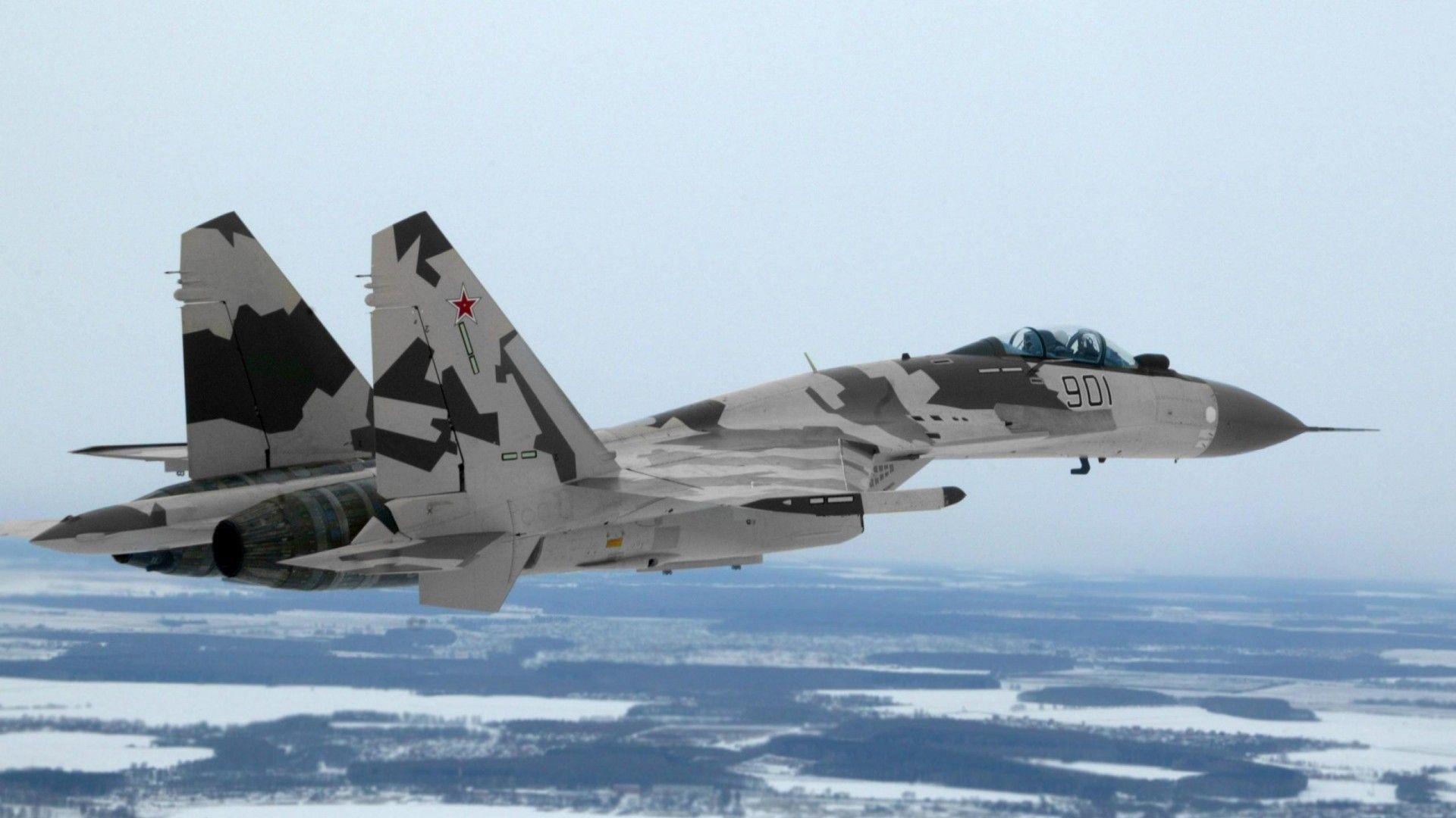 1920x1080 Military Sukhoi Su 35 HD Wallpaper