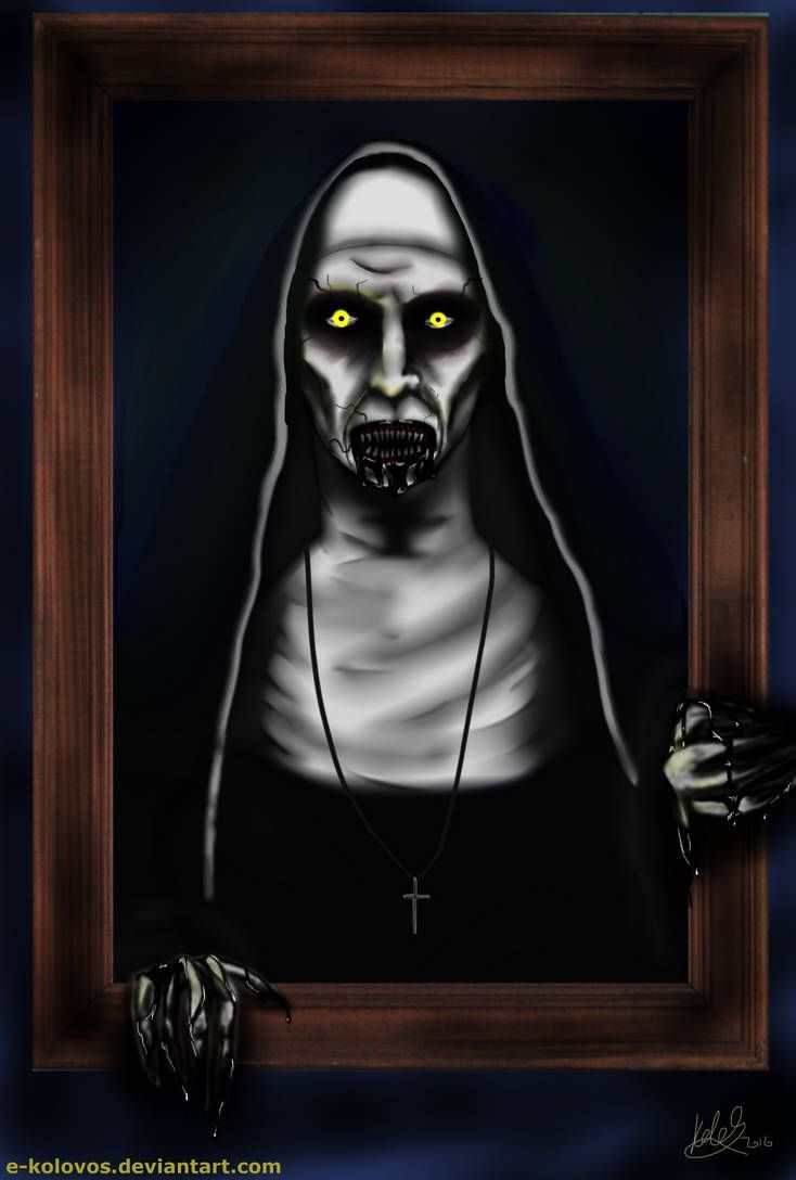 734x1088 Valak -The conjuring 2. Valak, The conjuring, Creepy art